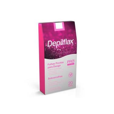 Imagem de Folhas Prontas Design de Sobrancelhas Rosa - Depilflax