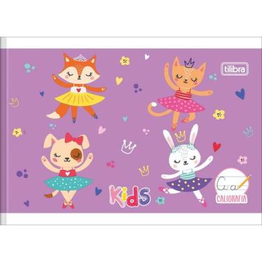 Imagem de Caderno de Caligráfia Brochura Capa Flexivél 1/4 Sapeca 40 Folhas Hori