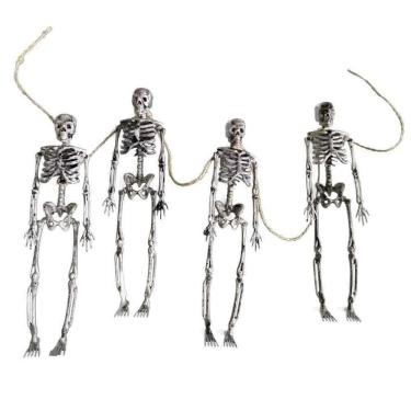 Imagem de Varal Decorativo De Esqueletos Halloween - 100cm