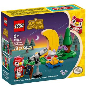 Imagem de Lego Animal Crossing  Admirando de Estrelas Celeste 77053