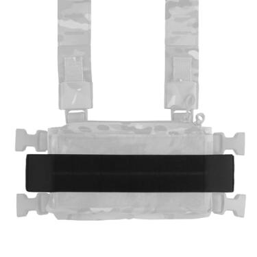 Imagem de Gancho e laço Molle placa de expansão painel tira anexo Molle Pack ferramenta bolsa, braçadeira personalidade, emblema nome, torniquete (preto)