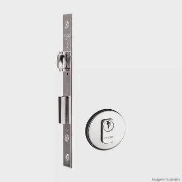 Imagem de Fechadura de Trinco Rolete Redonda 55mm 465-55R Pado Cromado