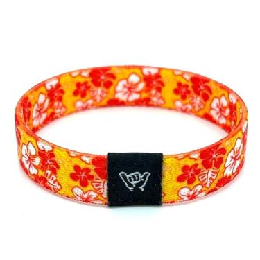 Imagem de Hang Loose Bands - Pulseira costeira para homens, mulheres e adolescentes - Estampa tribal confortável e Boho - Pulseira reversível estilo ocidental, Small: 6.5" (most common fitting size), Poliéster,