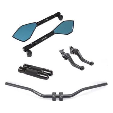Imagem de Manete Manopla Retrovisor Guidão Trail Xt 660r Dt 200 Tdm225 - Stark R