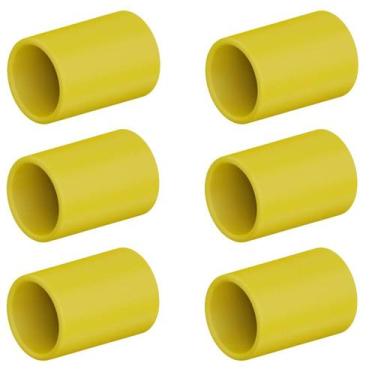 Imagem de 6 Luvas De Eletroduto Pressão Pvc 1/2'' 20mm Tigreflex