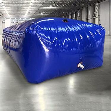 Imagem de 5sssallefaa Grande armazenamento de bexiga de água, tanque de reservatório de irrigação de agricultura de jardim ao ar livre para armazenamento de água de emergência, carrinho de mão Rv Van caminhão