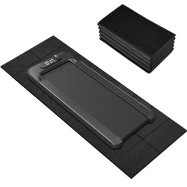 Imagem de WERCHO Tapete de esteira dobrável 178 x 81 cm, 0,6 cm de espessura, tapetes de esteira para piso de carpete à prova d'água antiderrapante para tapete para caminhada, treinador, máquina de remo,