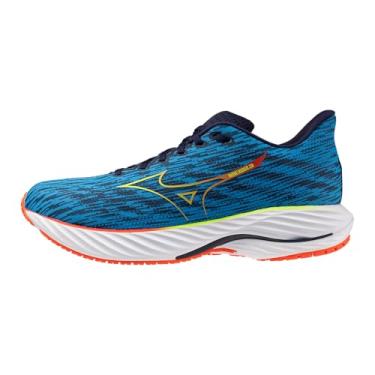 Imagem de Mizuno Tênis de corrida masculino Wave Rider 28, Azul - lagartixa verde, 38