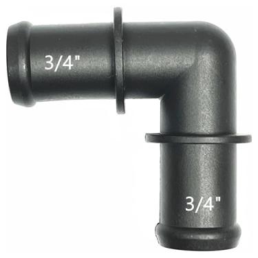 Imagem de Cotovelo de 3/10.2 cm, conector de curvatura de 90 graus da mangueira do refrigerador do radiador, desviador de junta do aquecedor, kit de reparo do divisor de tubo de água para Mercedes-Benz, BMW