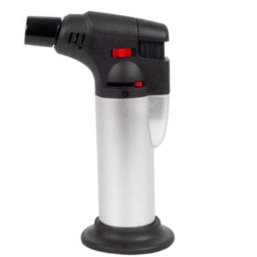 Imagem de Mini Maçarico Portátil Gás Acendimento Automático Regulagem De Chamas