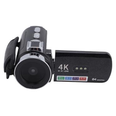 Imagem de Câmera de Vídeo Com Zoom óptico Com Imagens 4K 64MP Recorder de Vídeo de Câmera Digital Automática Com Luz LED de Tela de 3 Polegadas para Viagem - Câmera Eletrônica e Foto