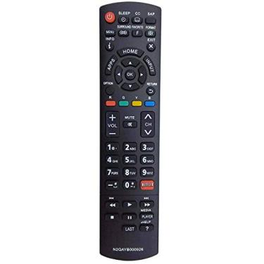 Imagem de Controle remoto N2QAYB000926 substituído para Panasonic TV TC-39AS530 TC-39AS530U TC-40AS520 TC-40AS520U TC-42AS630 TC-42AS630U TC-50AS530U TC-50AS630 TC-50AS630 0AS630 U TC-55AS530 TC-55AS530U