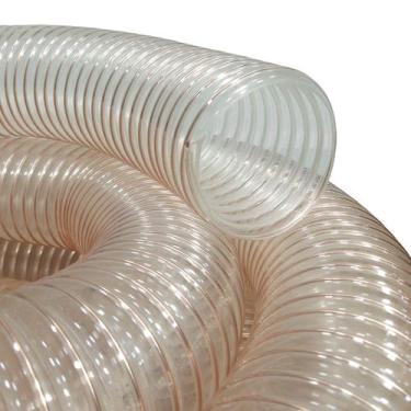 Imagem de Rolo de 15 Metros de Mangueira Vácuo Ar PU Cobreado 3 Polegadas Borrac