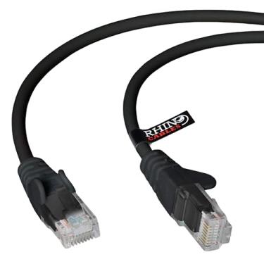 Imagem de Cabo de rede de alta velocidade RJ45 Ethernet RJ45 Cat 5e Cat5e (2,74 m, preto)