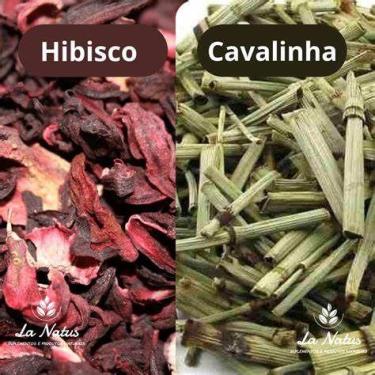 Imagem de Kit desinchá hibisco com cavalinha premium - Melhor da Roça