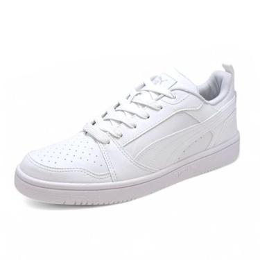 Imagem de Tênis Puma Rebound V6 Low BDP White Cool Light Gray, 37, Branco