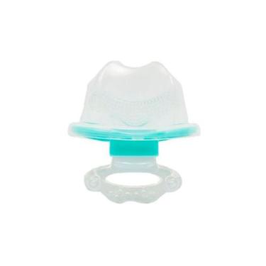 Imagem de Mordedor buba com massageador de gengiva azul textura ergonômico bpa f