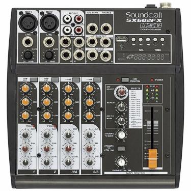 Imagem de Mixer Analogico Soundcraft Sx602fx 6 Canais Usb