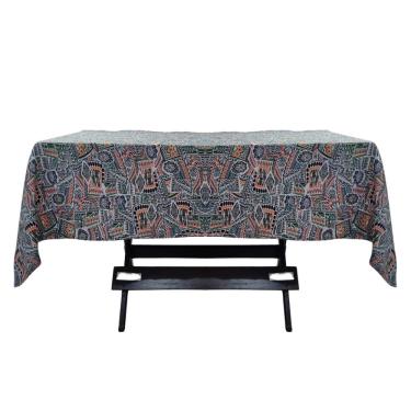 Imagem de Toalha Mesa Oxford Estampado 1,50x1,50 4 Lugares Floral