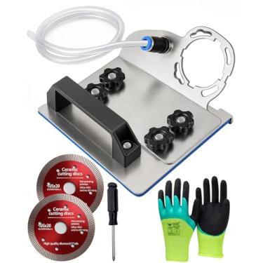 Imagem de Suporte de esmerilhadeira angular para corte de chanfro de 45°, ferramenta de chanfradura de azulejo de 45 graus para esmerilhadeiras angulares tipo 100, suporte de corte especial, garantindo operação