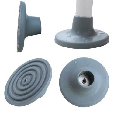 Imagem de RQUIRRE Pacote Com 4 Pés De Reposição Para Cadeira Banho, Assento Tampas Borracha 1-1/8" Diâmetro Interno, Cabeceira, Banco Antiderrapante E Bancos Transferência Banheira Ventosa