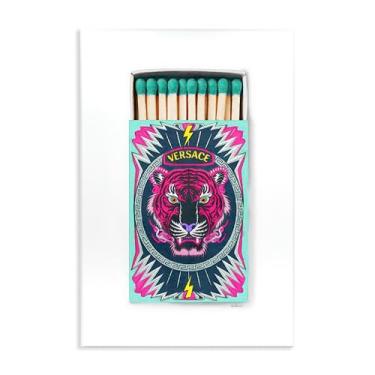 Imagem de Stupell Industries Tiger Glam Brand Matches Wall Plaque Art Design por Amanda Greenwood, 10 x 15