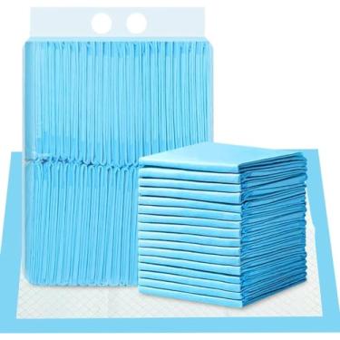 Imagem de Huntoshon 100 Unidades De Trocadores Descartáveis, Superabsorventes, Portáteis, Para Troca Fraldas Bebê, Macios E À Prova Vazamentos, Mesa Cama Incontinência, Tapete Xixi