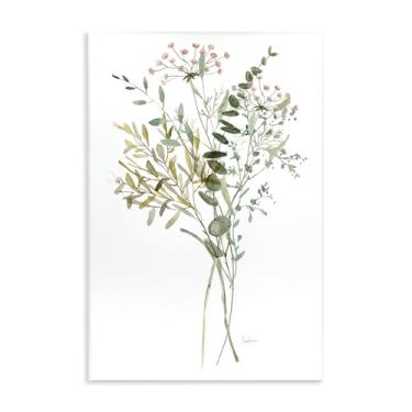 Imagem de Stupell Industries Design artístico de placa de parede Wild Country Herb Bunches por Livi Finn, 25 x 38 cm