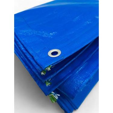 Imagem de Lona Leve Forte 5x4 Impermeável Multiuso 300 Micras 4X5 - Carga Pesada