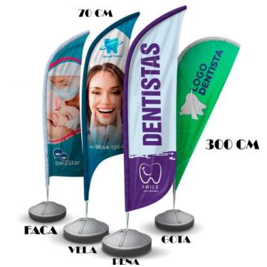 Imagem de Windbanner personalizados  duas faces em tecido - 70x300 cm - NOVA DIG