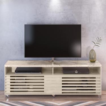 Imagem de Rack Para Tvs Até 65 Polegadas Gaspar Calacata Off-white
