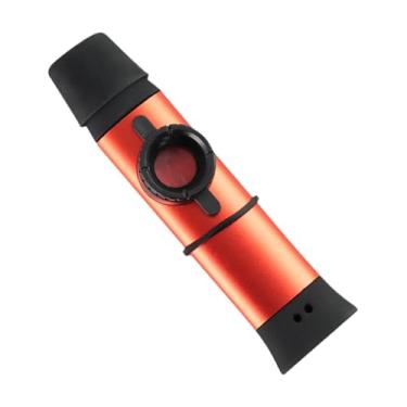 Imagem de YIJU Kazoo Instrumento Profissional Exclusivo Lembrancinhas de Festa Leve Presente Prático Acompanhamento com Membranas Kazoo Toy Adultos, Vermelho