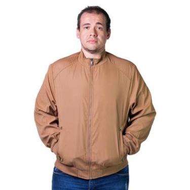 Imagem de Jaqueta Microfibra Plus Size Broken Rules Masculina 588007 Bege-Masculino