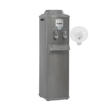 Imagem de Bebedouro Refrigerado Compressor com Furador Coluna Galão Inox Libell