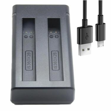 Imagem de Carregador Duplo De Baterias Para Câmera De Ação Insta360 One X2