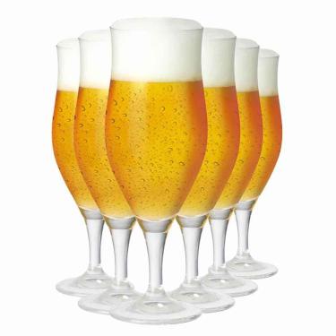 Imagem de Taça de Cerveja de Cristal Lubzer G 390ml 6 Pcs