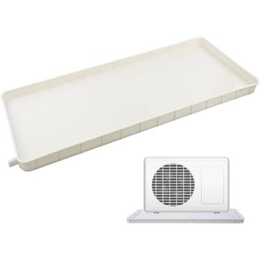Imagem de Bandeja De água Do Condicionador De Ar Bandeja De água Coletor De água Pp5 Material Bandeja De Gotejamento De Condensado Com Tubo De Drenagem Para Sistemas De Bomba De Calor De, 1-2P-5M