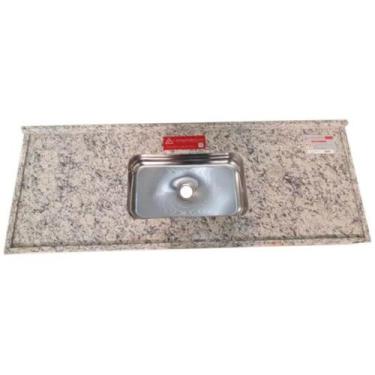 Imagem de Pia de Granito Bege Arabesco 1,20 Metro - LA