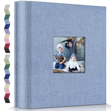 Imagem de popotop Álbum De Fotos 4X6 - 600 Álbuns Com Bolsos Horizontais E Verticais, Capa Linho Para Família, Casamento, Aniversário, Férias Bebê