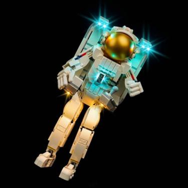 Imagem de VONADO LED Light Kit Compatible with Lego Space Astronaut 31152 (Lights Only, No Models) Creative Lighting Set Accessories Compatible with Lego Astronaut 31152 Building Set