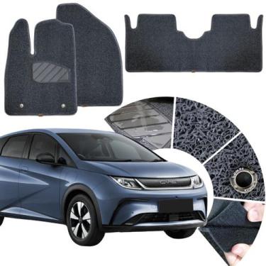 Imagem de Tapete Automotivo para Byd Dolphin 2017 A 2025 Capacho Grafite Robusto