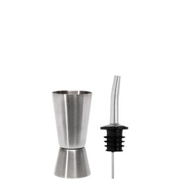 Imagem de Kit Dosador Duplo Americano + Bico Dosador de Inox - WebBar