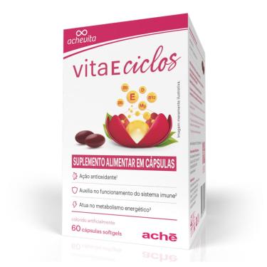 Imagem de Suplemento Alimentar Achevita Vita E Ciclos 60 Cápsulas