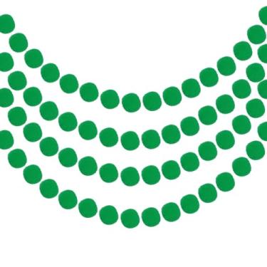 Imagem de PATIKIL 4 peças de guirlanda de pompom, faixa decorativa de 2,5 m com 30 bolas de feltro para decoração de quarto de festa de aniversário, Dia das Bruxas, Ação de Graças, Natal, aniversário, festa de
