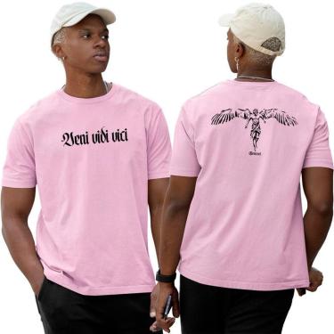 Imagem de Camiseta Basica Algodão‎ Street Veni Vidi Vici Abstract-Unissex