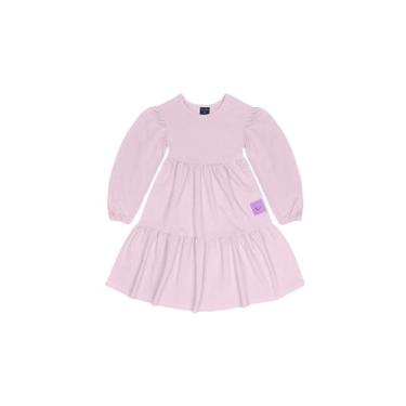 Imagem de Vestido Infantil em Molecotton Guloseima, Roxo, 1