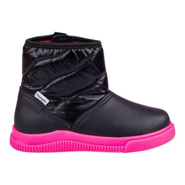 Imagem de BOTA INFANTIL PAMPILI POM POM CONFY PRETO/PINK 699061 Cor:;Tamanho:26;Gênero:Mulher-Feminino