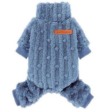 Imagem de Suéter de cachorro para cães pequenos, suéteres de cachorro XXS com gola rolê, pijamas para cachorrinhos pequenos, roupas para meninas e meninos, roupas de cachorro para clima frio, roupas Yorkie