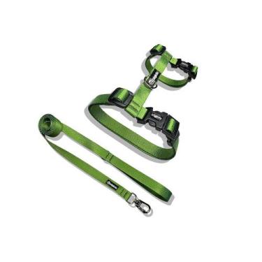 Imagem de Peitoral para Gatos com Guia Verde Militar - ZoioPirata, Filhote