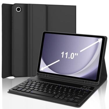 Imagem de Capa de teclado SENGBIRCH para Samsung Galaxy Tab A9+ 11" preta